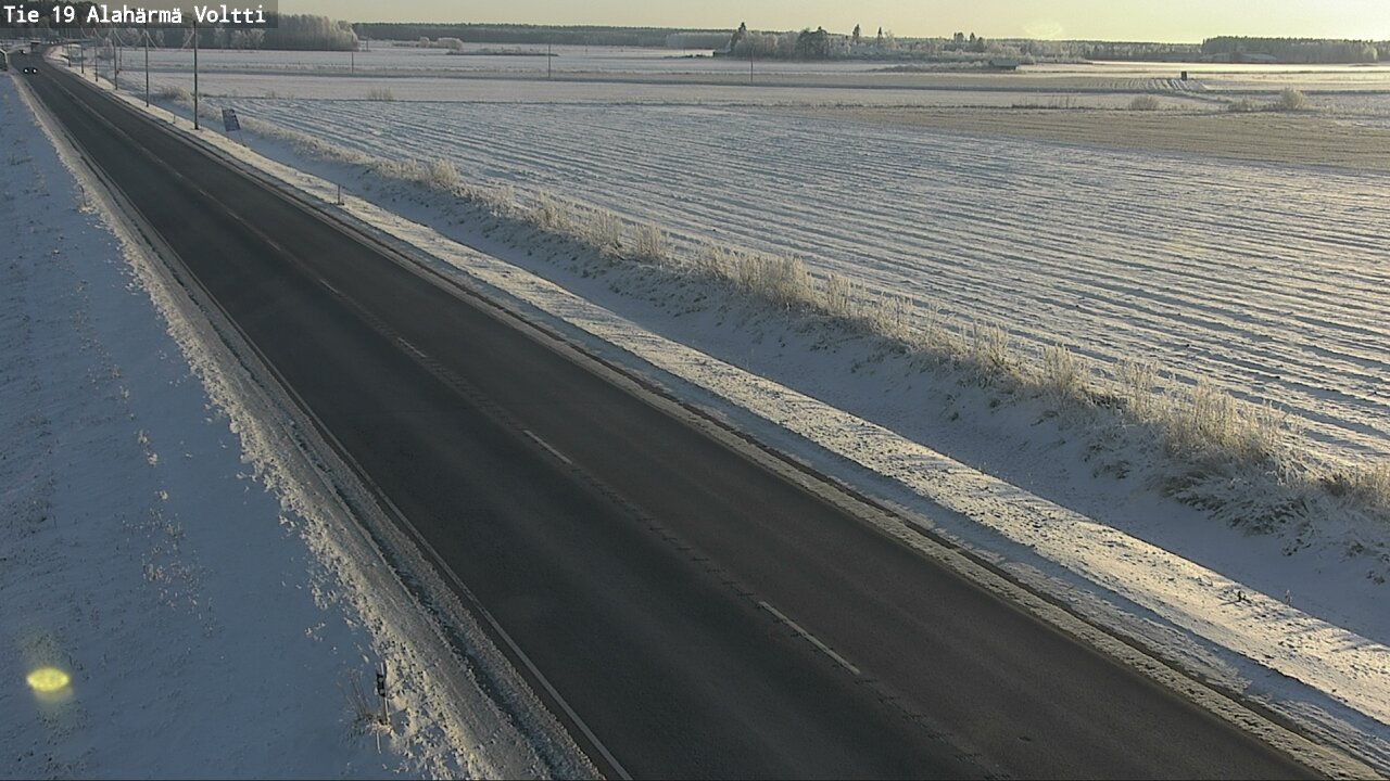 Weather Camera Image Road 19 Alahärmä, Voltti, Kauhava, Etelä-Pohjanmaa