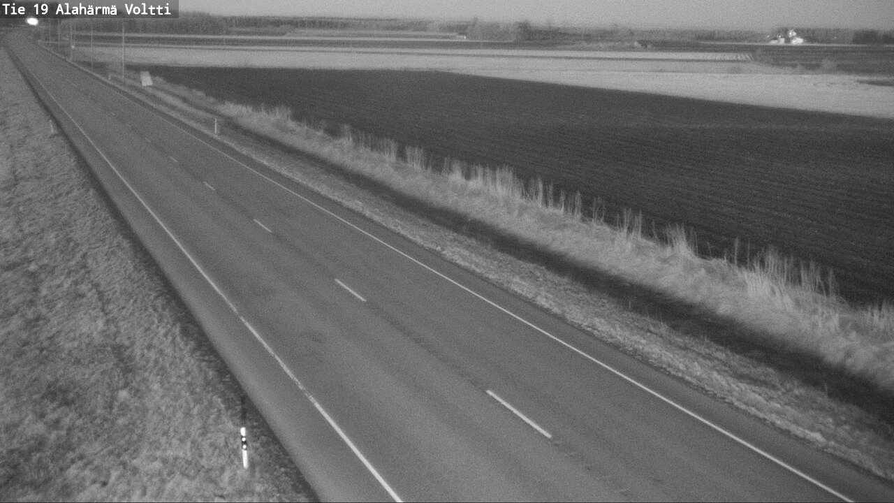 Weather Camera Image Väg 19 Alahärmä, Voltti, Kauhava, Etelä-Pohjanmaa