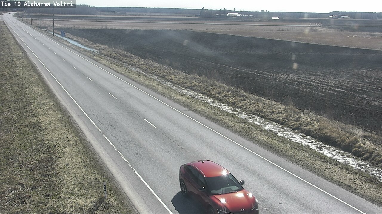 Weather Camera Image Väg 19 Alahärmä, Voltti, Kauhava, Etelä-Pohjanmaa