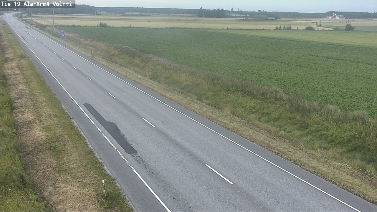 Weather Camera Image Väg 19 Alahärmä, Voltti, Kauhava, Etelä-Pohjanmaa