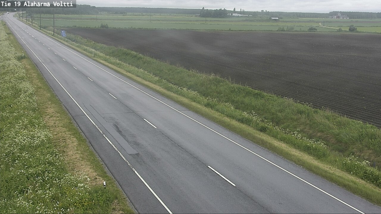 Weather Camera Image Road 19 Alahärmä, Voltti, Kauhava, Etelä-Pohjanmaa