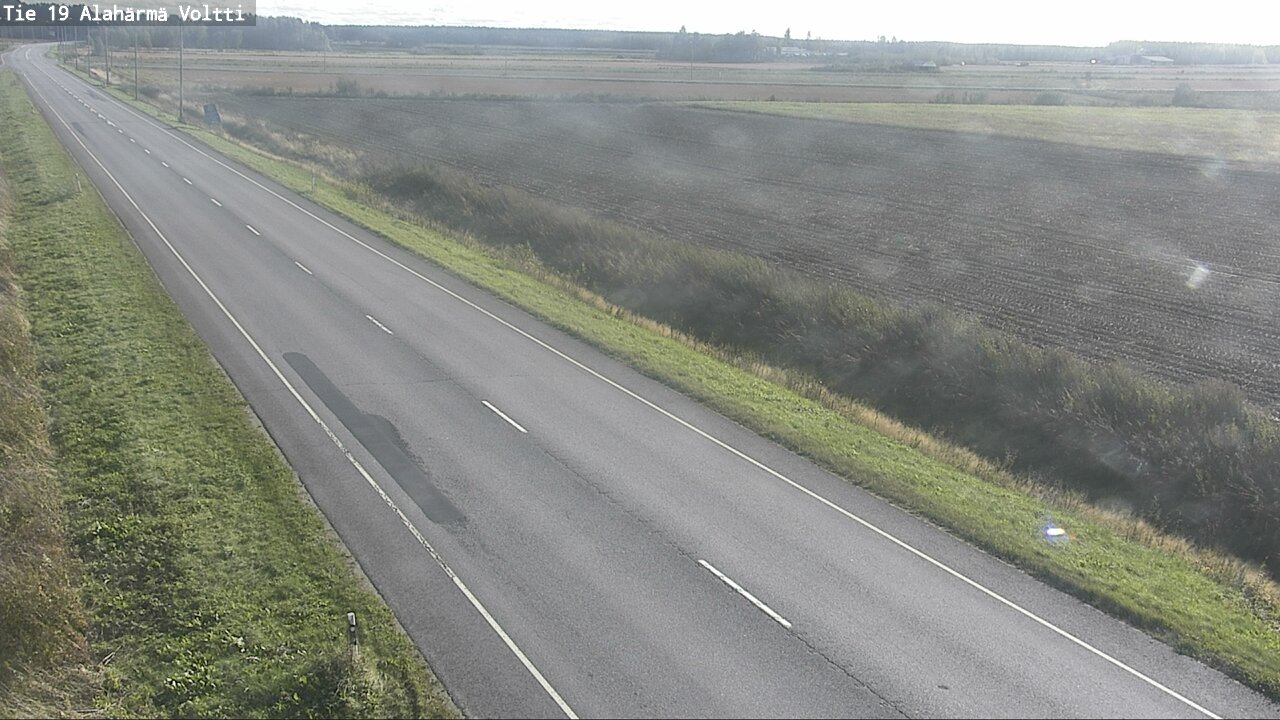 Weather Camera Image Väg 19 Alahärmä, Voltti, Kauhava, Etelä-Pohjanmaa