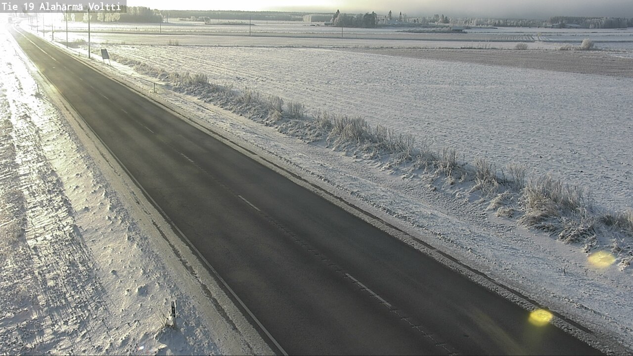 Weather Camera Image Väg 19 Alahärmä, Voltti, Kauhava, Etelä-Pohjanmaa