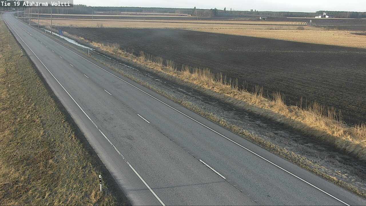 Weather Camera Image Väg 19 Alahärmä, Voltti, Kauhava, Etelä-Pohjanmaa