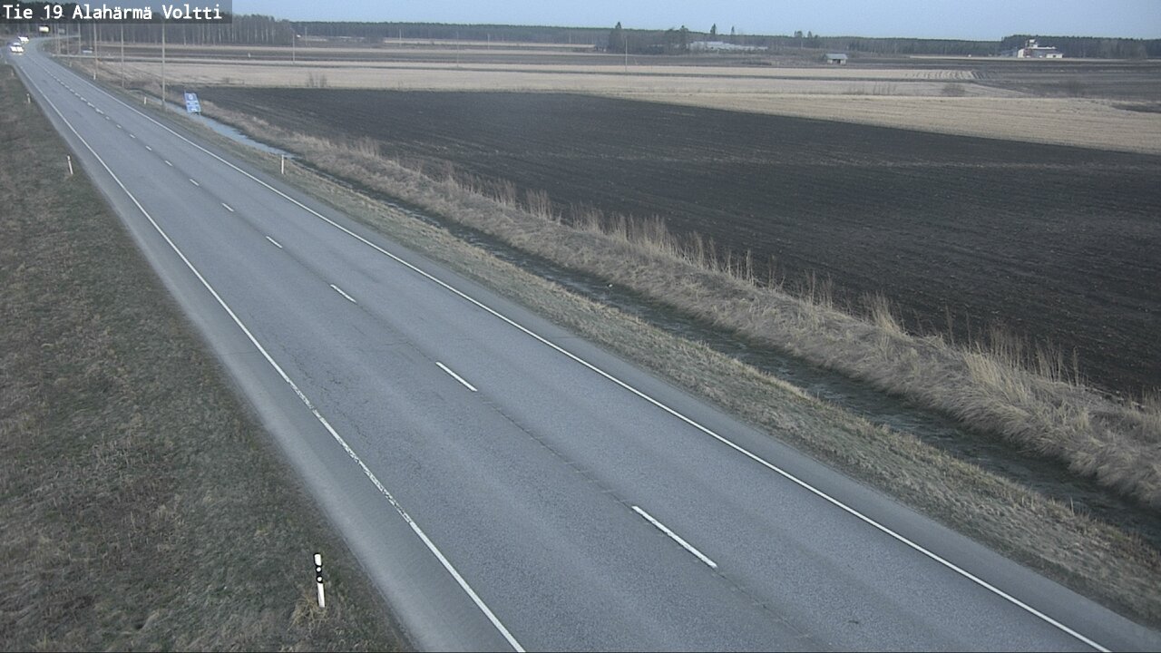 Weather Camera Image Väg 19 Alahärmä, Voltti, Kauhava, Etelä-Pohjanmaa