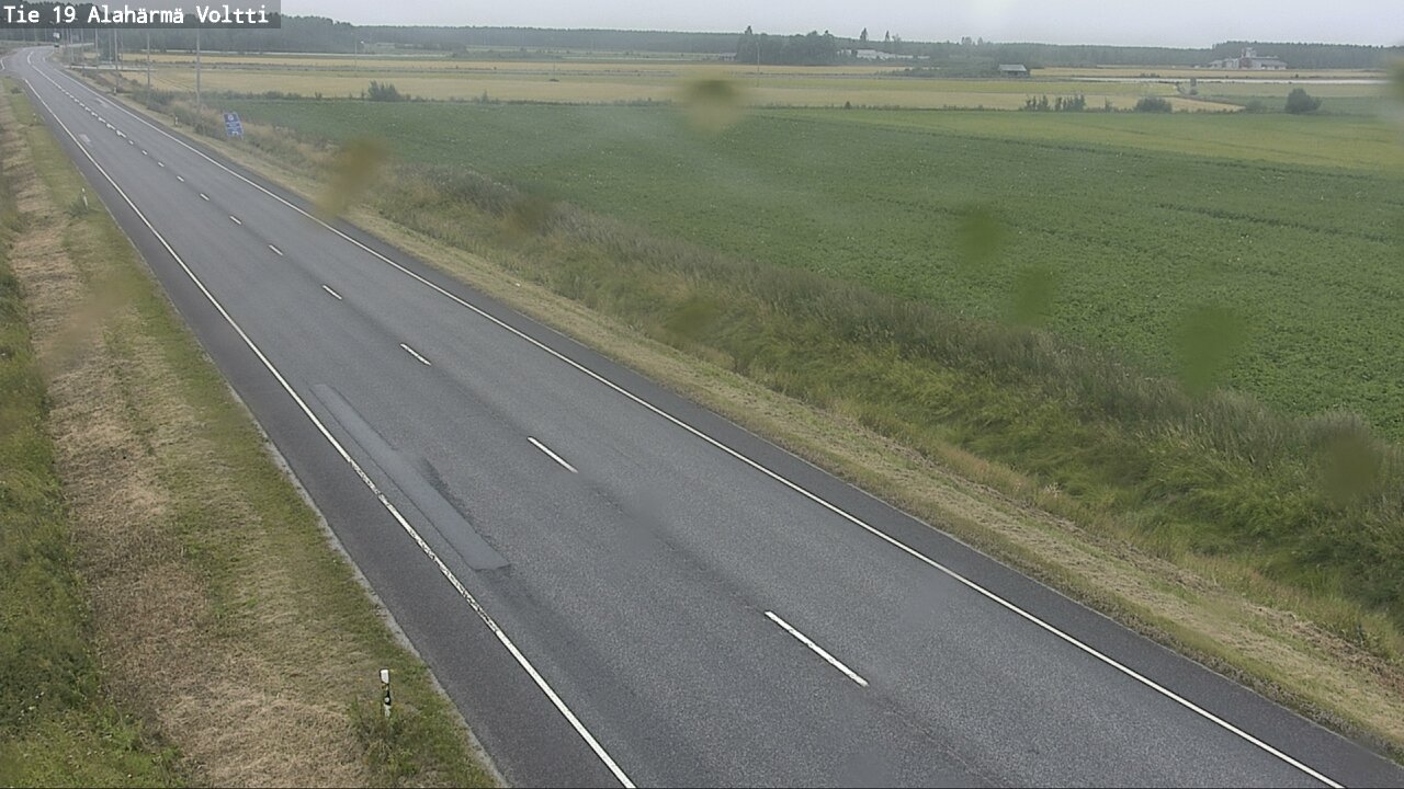 Weather Camera Image Väg 19 Alahärmä, Voltti, Kauhava, Etelä-Pohjanmaa