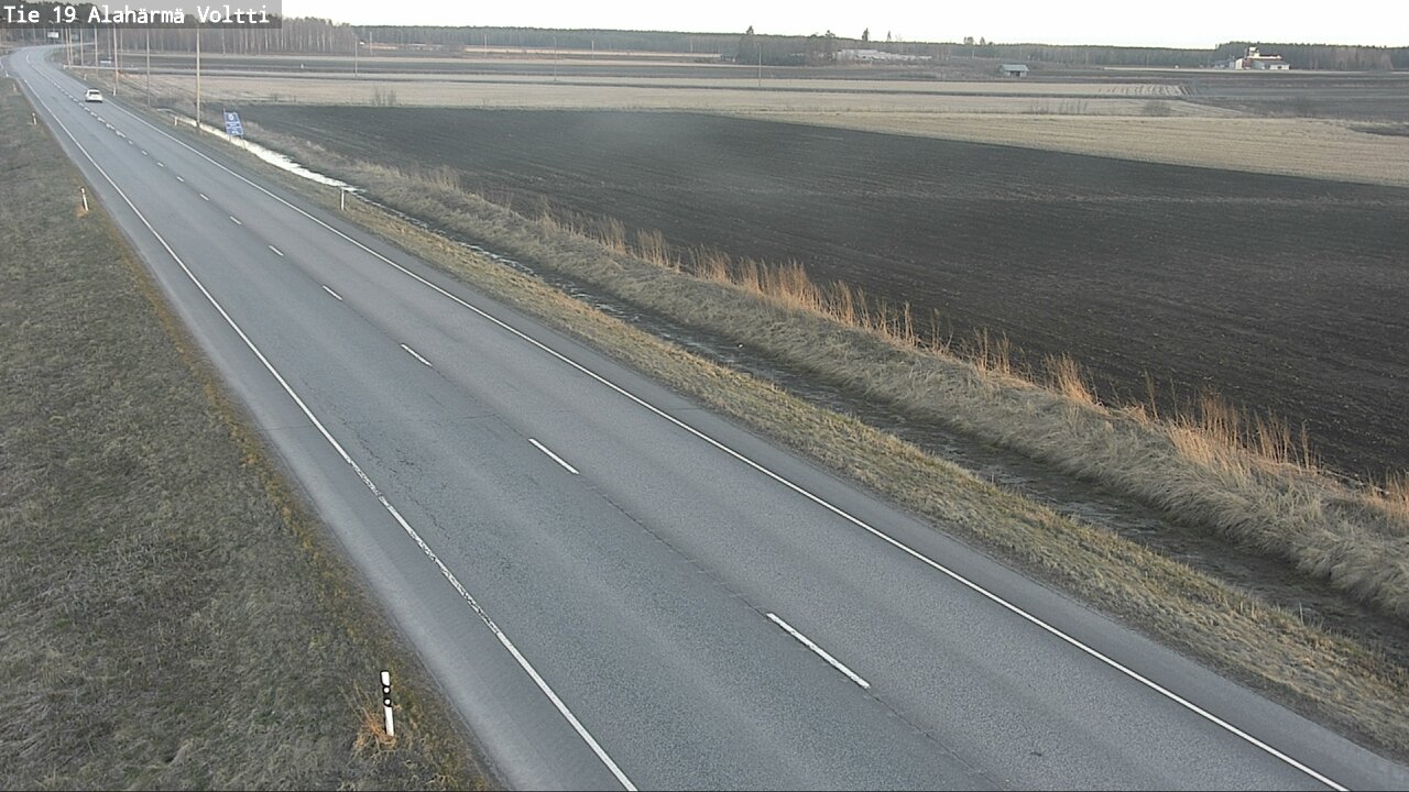 Weather Camera Image Väg 19 Alahärmä, Voltti, Kauhava, Etelä-Pohjanmaa