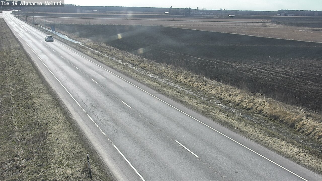 Weather Camera Image Väg 19 Alahärmä, Voltti, Kauhava, Etelä-Pohjanmaa