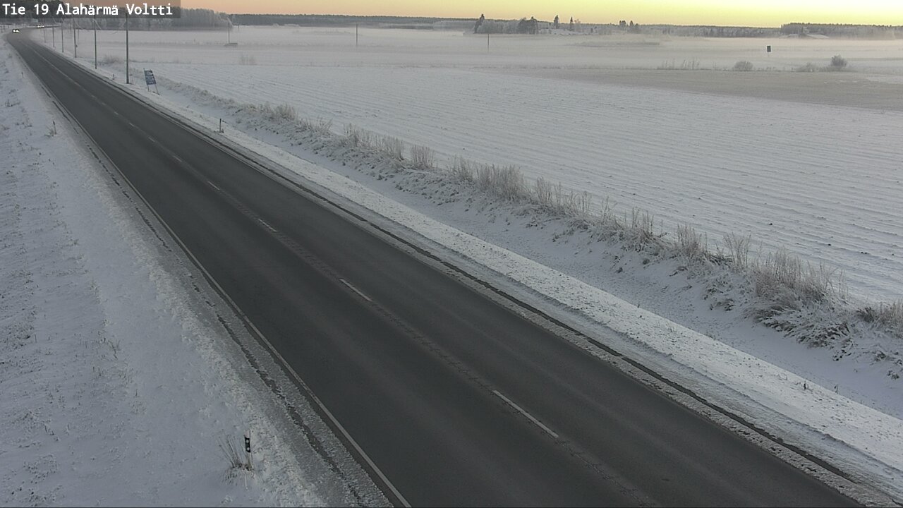 Weather Camera Image Road 19 Alahärmä, Voltti, Kauhava, Etelä-Pohjanmaa