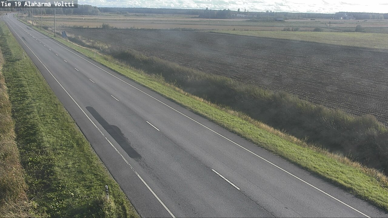 Weather Camera Image Väg 19 Alahärmä, Voltti, Kauhava, Etelä-Pohjanmaa