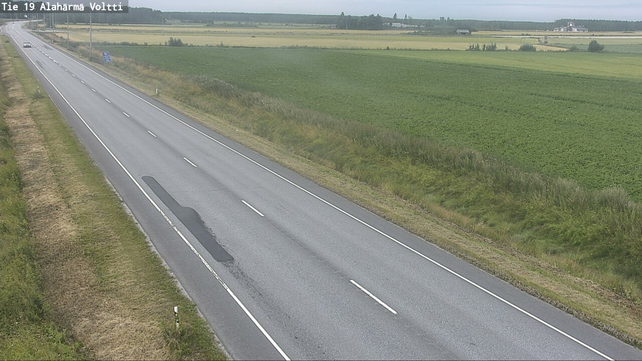 Weather Camera Image Väg 19 Alahärmä, Voltti, Kauhava, Etelä-Pohjanmaa