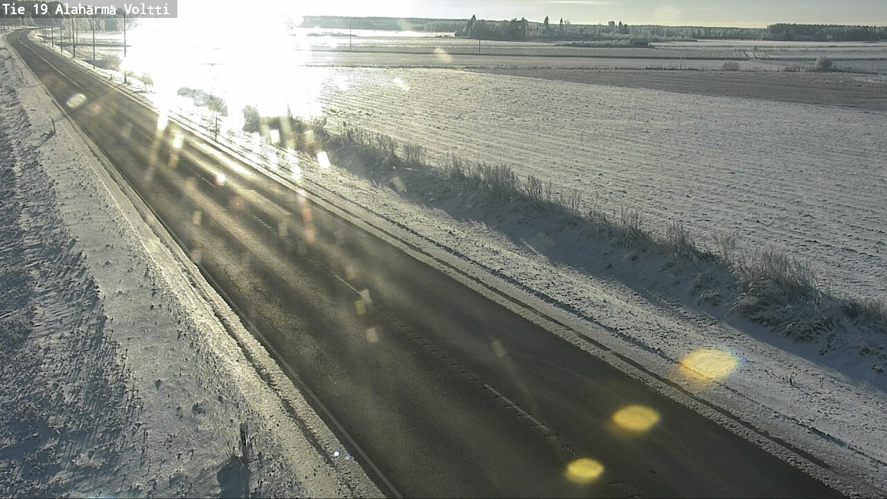 Weather Camera Image Väg 19 Alahärmä, Voltti, Kauhava, Etelä-Pohjanmaa