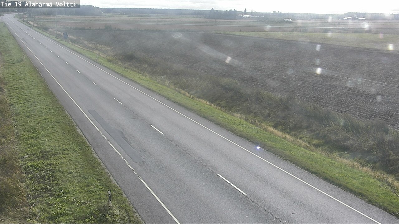 Weather Camera Image Road 19 Alahärmä, Voltti, Kauhava, Etelä-Pohjanmaa