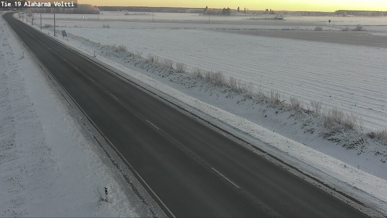 Weather Camera Image Road 19 Alahärmä, Voltti, Kauhava, Etelä-Pohjanmaa