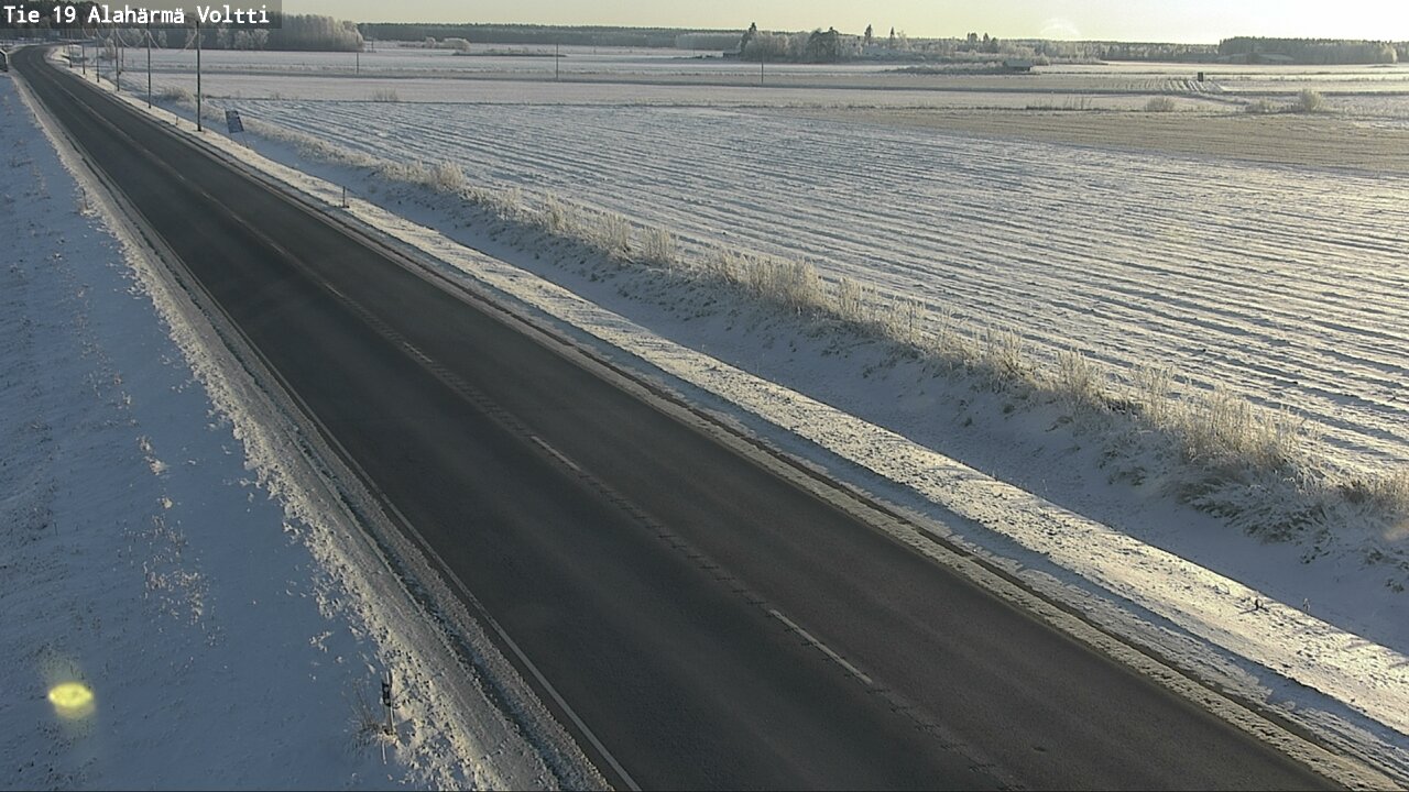 Weather Camera Image Road 19 Alahärmä, Voltti, Kauhava, Etelä-Pohjanmaa