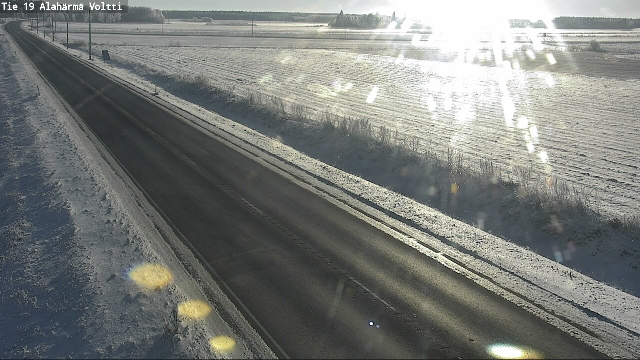 Weather Camera Image Väg 19 Alahärmä, Voltti, Kauhava, Etelä-Pohjanmaa