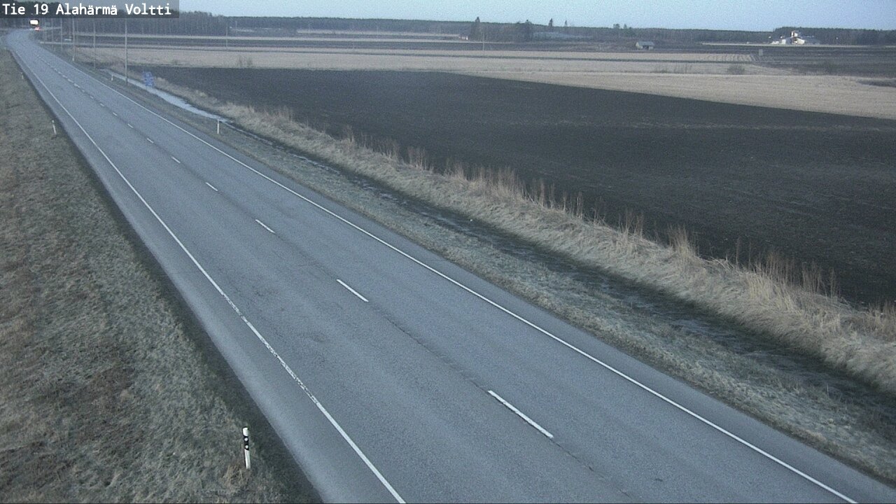 Weather Camera Image Väg 19 Alahärmä, Voltti, Kauhava, Etelä-Pohjanmaa