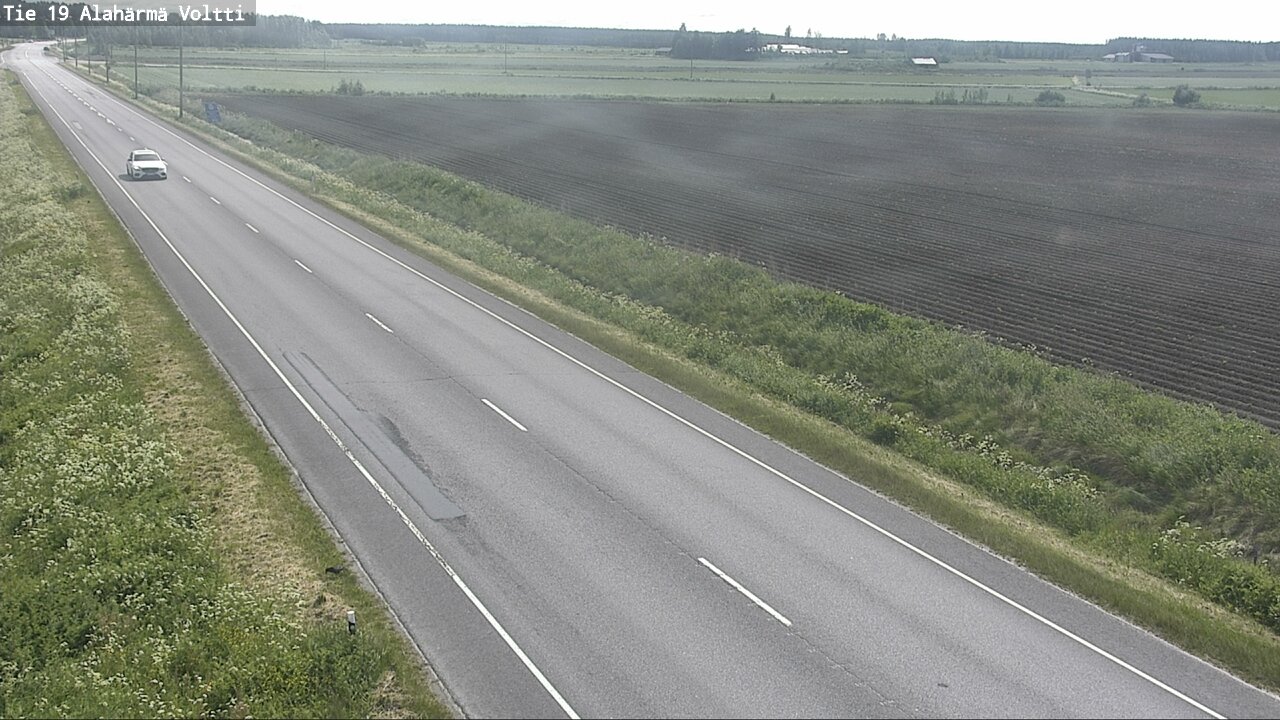 Weather Camera Image Väg 19 Alahärmä, Voltti, Kauhava, Etelä-Pohjanmaa