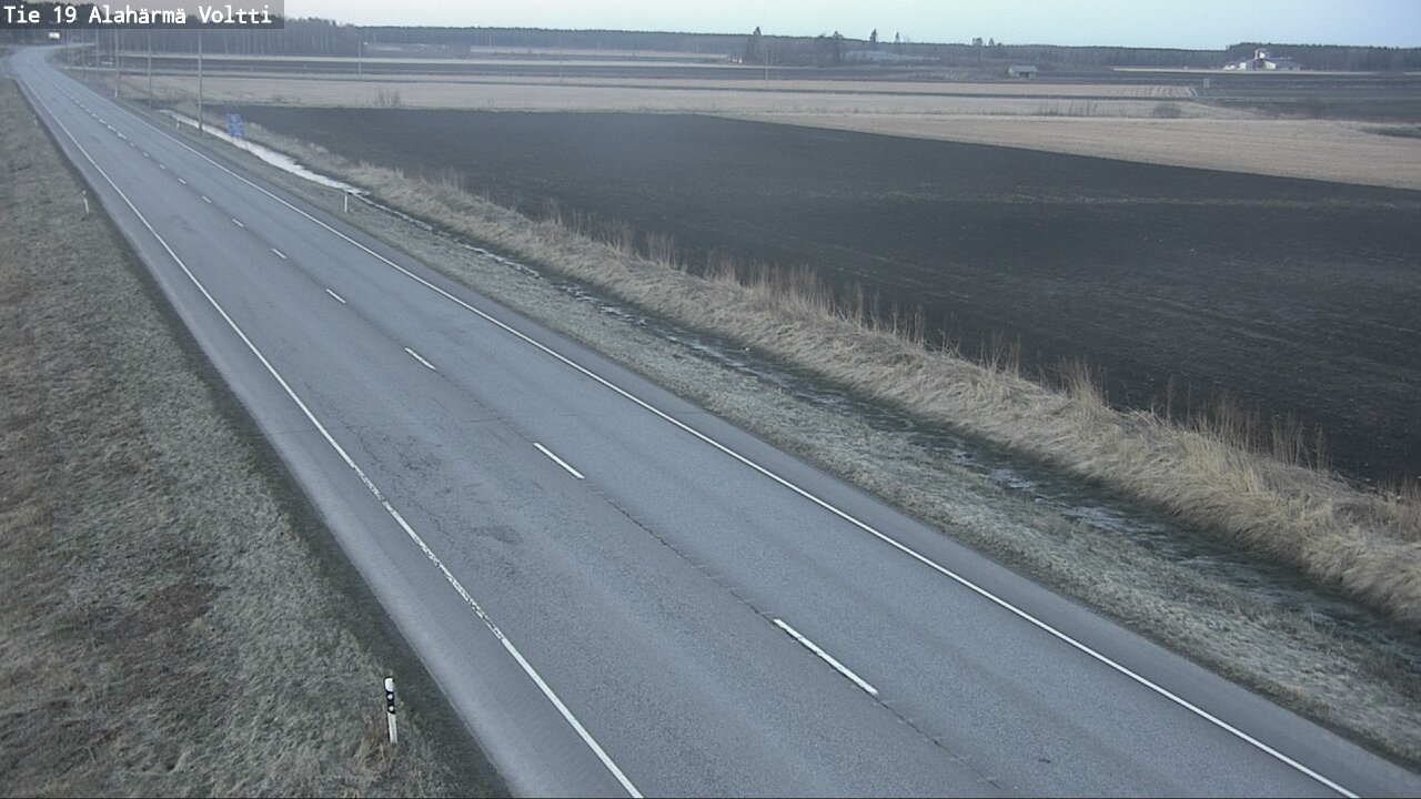 Weather Camera Image Väg 19 Alahärmä, Voltti, Kauhava, Etelä-Pohjanmaa
