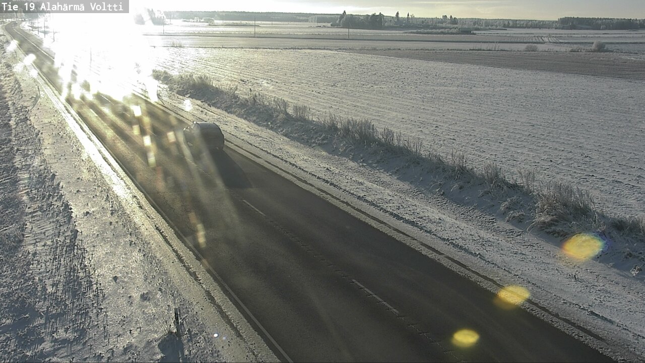 Weather Camera Image Väg 19 Alahärmä, Voltti, Kauhava, Etelä-Pohjanmaa