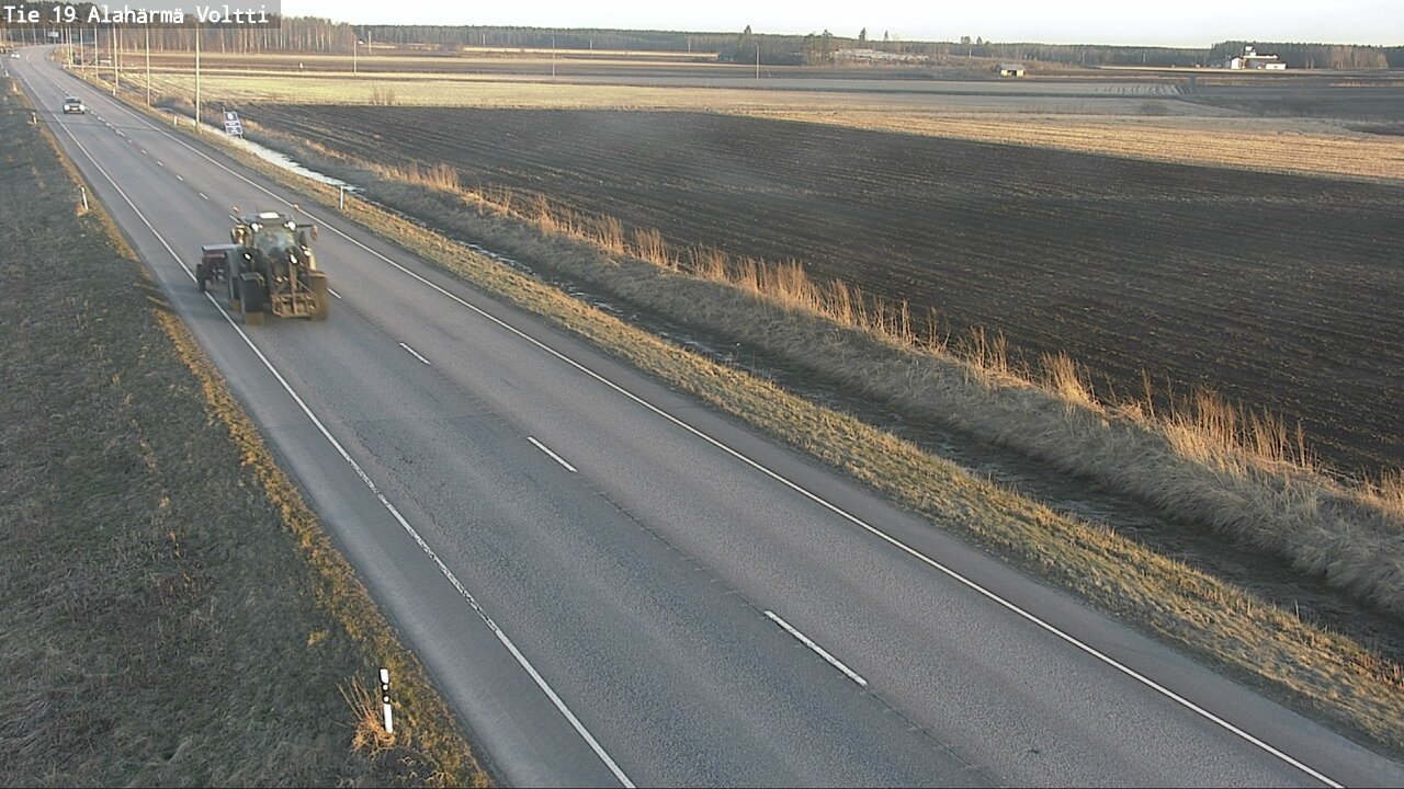 Weather Camera Image Väg 19 Alahärmä, Voltti, Kauhava, Etelä-Pohjanmaa