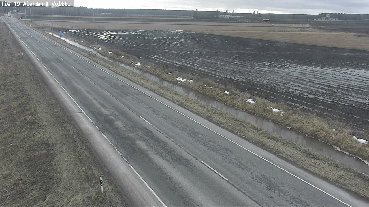 Weather Camera Image Väg 19 Alahärmä, Voltti, Kauhava, Etelä-Pohjanmaa