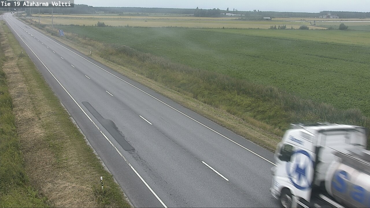 Weather Camera Image Väg 19 Alahärmä, Voltti, Kauhava, Etelä-Pohjanmaa