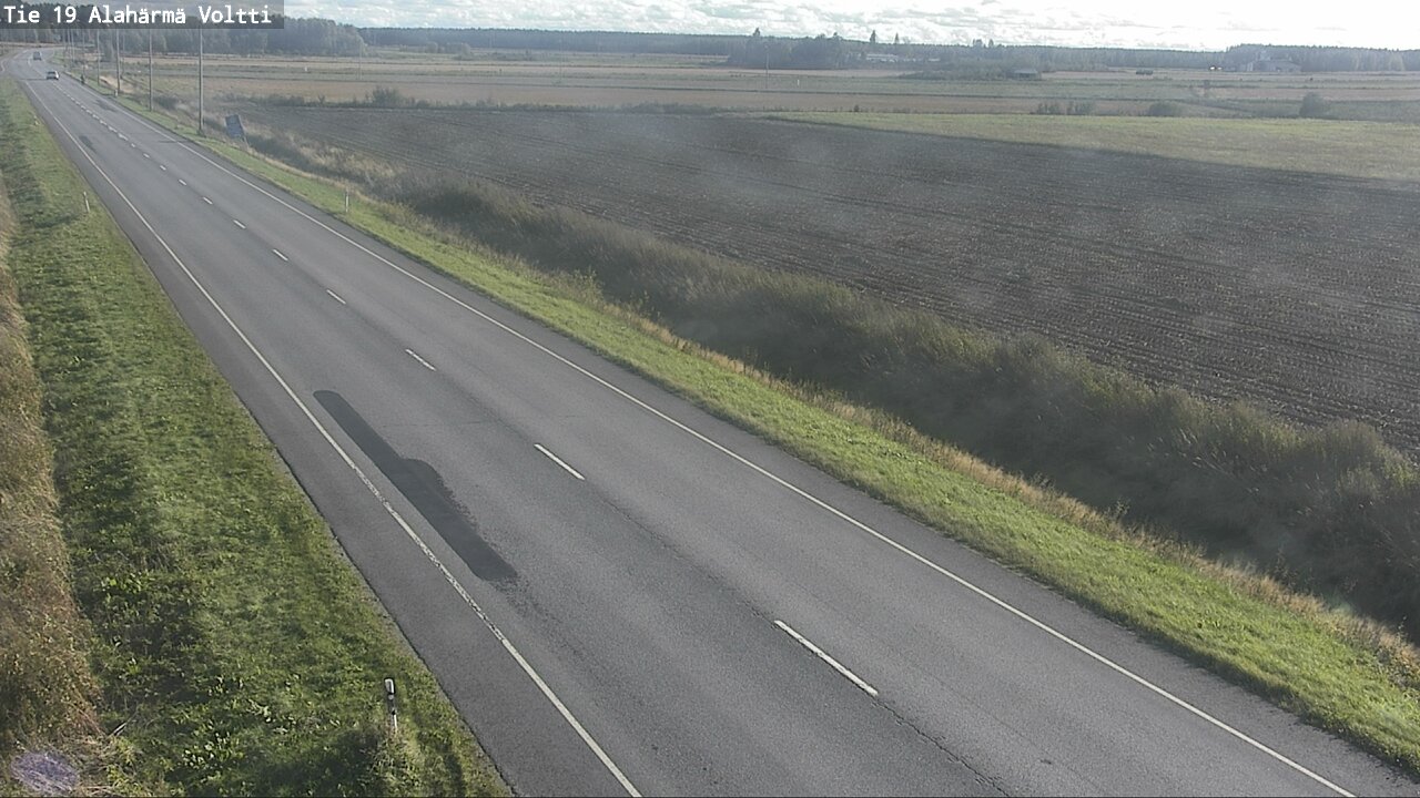 Weather Camera Image Väg 19 Alahärmä, Voltti, Kauhava, Etelä-Pohjanmaa