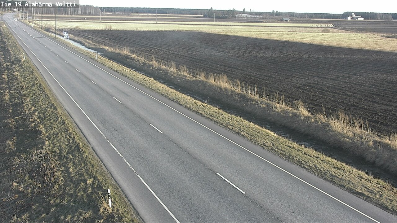 Weather Camera Image Väg 19 Alahärmä, Voltti, Kauhava, Etelä-Pohjanmaa