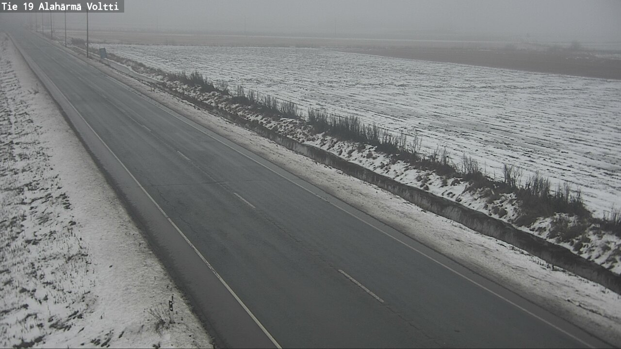 Weather Camera Image Road 19 Alahärmä, Voltti, Kauhava, Etelä-Pohjanmaa