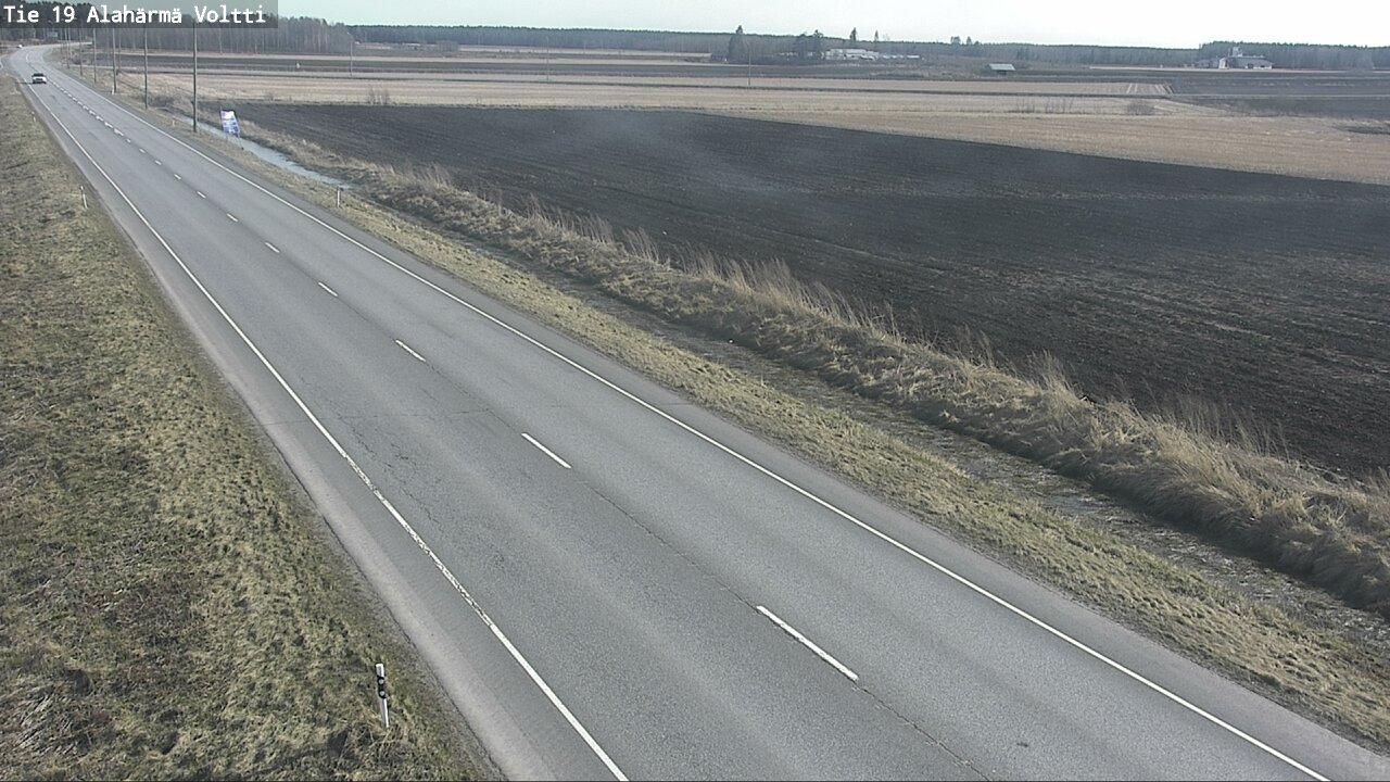 Weather Camera Image Väg 19 Alahärmä, Voltti, Kauhava, Etelä-Pohjanmaa
