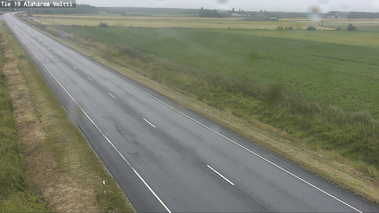 Weather Camera Image Väg 19 Alahärmä, Voltti, Kauhava, Etelä-Pohjanmaa