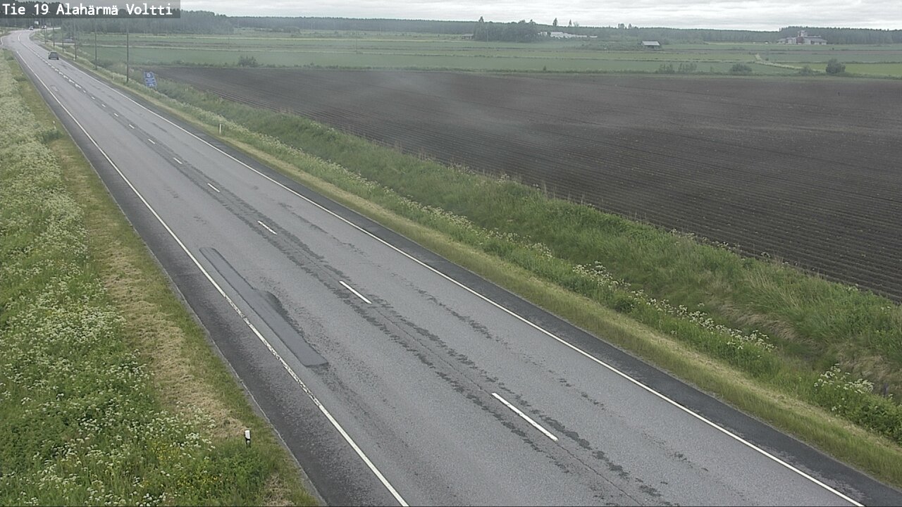 Weather Camera Image Väg 19 Alahärmä, Voltti, Kauhava, Etelä-Pohjanmaa
