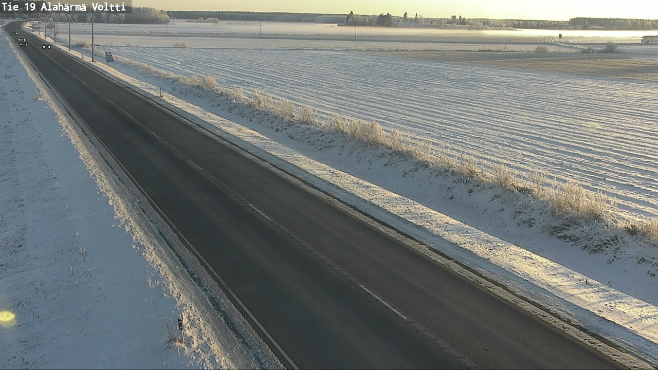 Weather Camera Image Road 19 Alahärmä, Voltti, Kauhava, Etelä-Pohjanmaa