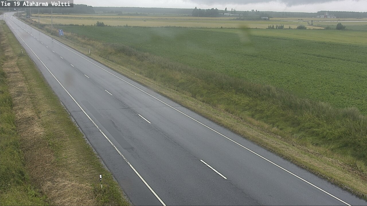 Weather Camera Image Väg 19 Alahärmä, Voltti, Kauhava, Etelä-Pohjanmaa