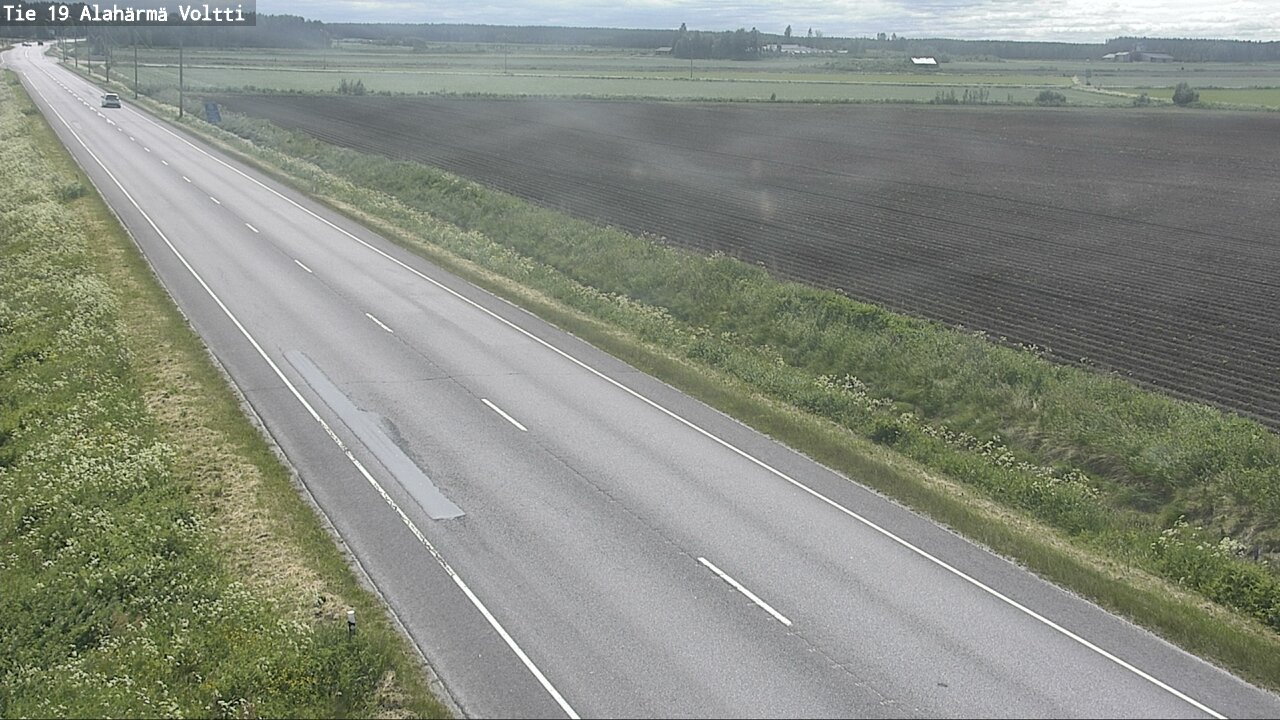 Weather Camera Image Väg 19 Alahärmä, Voltti, Kauhava, Etelä-Pohjanmaa