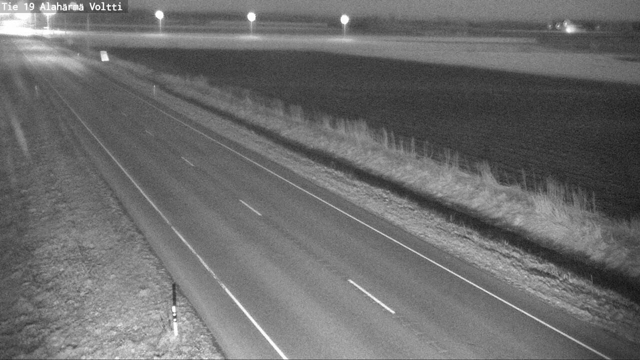 Weather Camera Image Väg 19 Alahärmä, Voltti, Kauhava, Etelä-Pohjanmaa