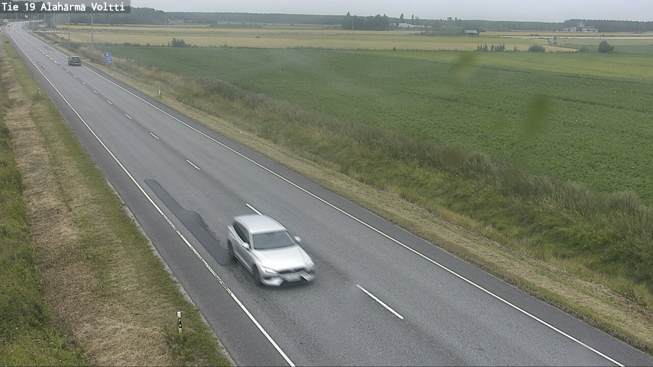 Weather Camera Image Väg 19 Alahärmä, Voltti, Kauhava, Etelä-Pohjanmaa