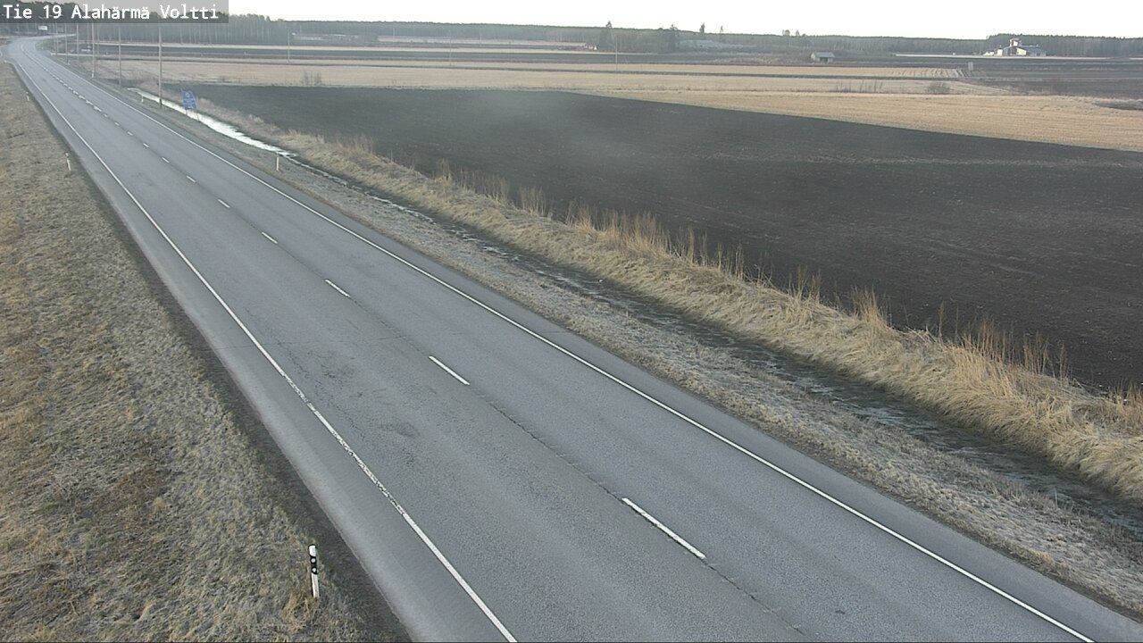 Weather Camera Image Väg 19 Alahärmä, Voltti, Kauhava, Etelä-Pohjanmaa