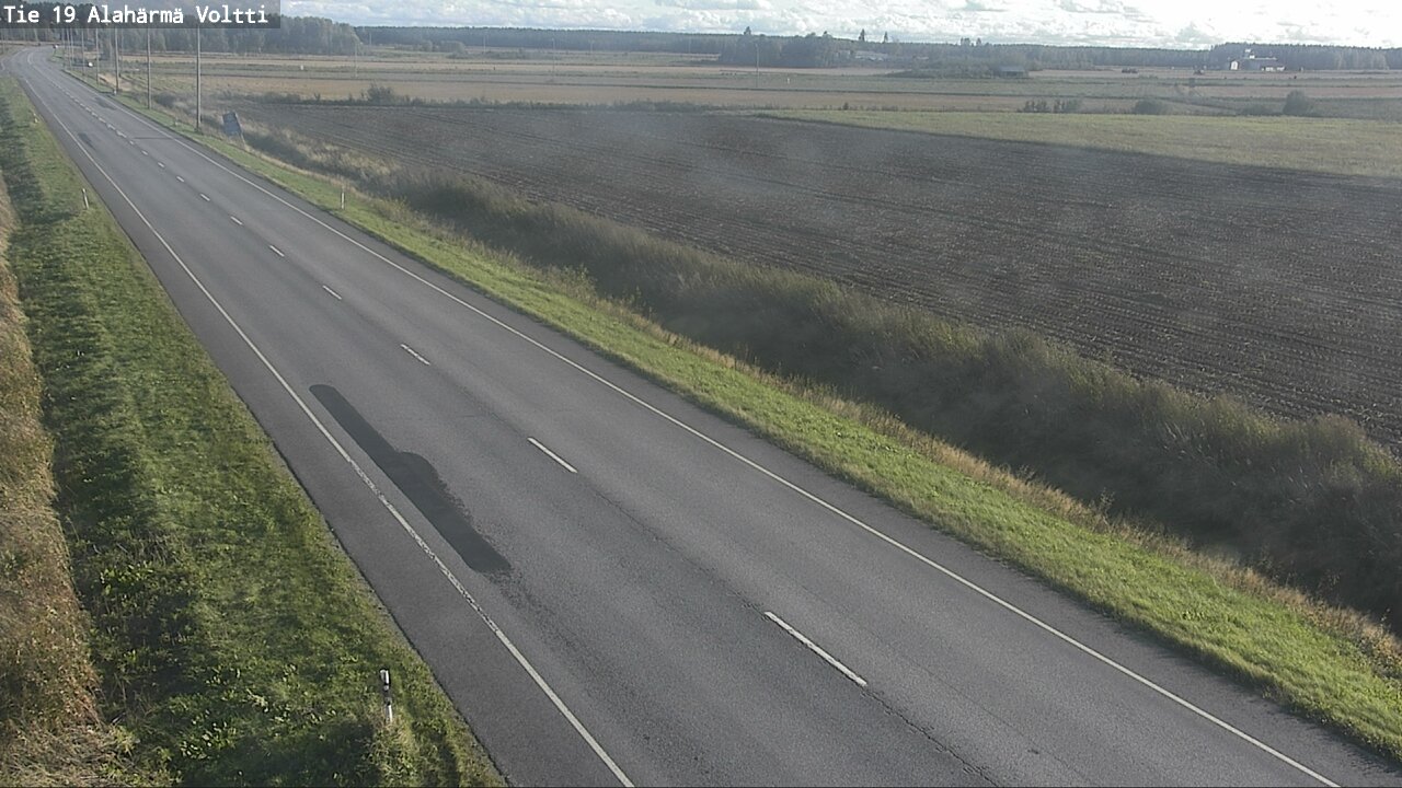 Weather Camera Image Väg 19 Alahärmä, Voltti, Kauhava, Etelä-Pohjanmaa