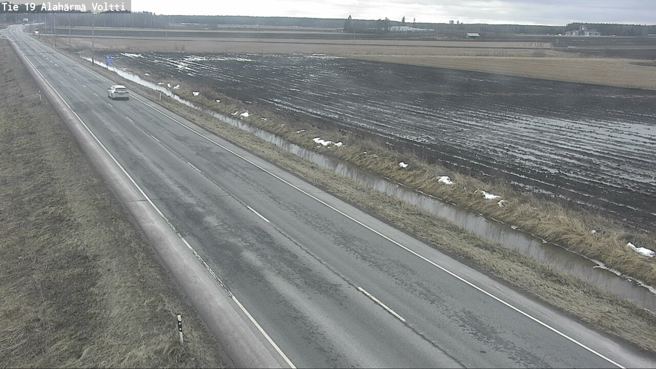 Weather Camera Image Väg 19 Alahärmä, Voltti, Kauhava, Etelä-Pohjanmaa