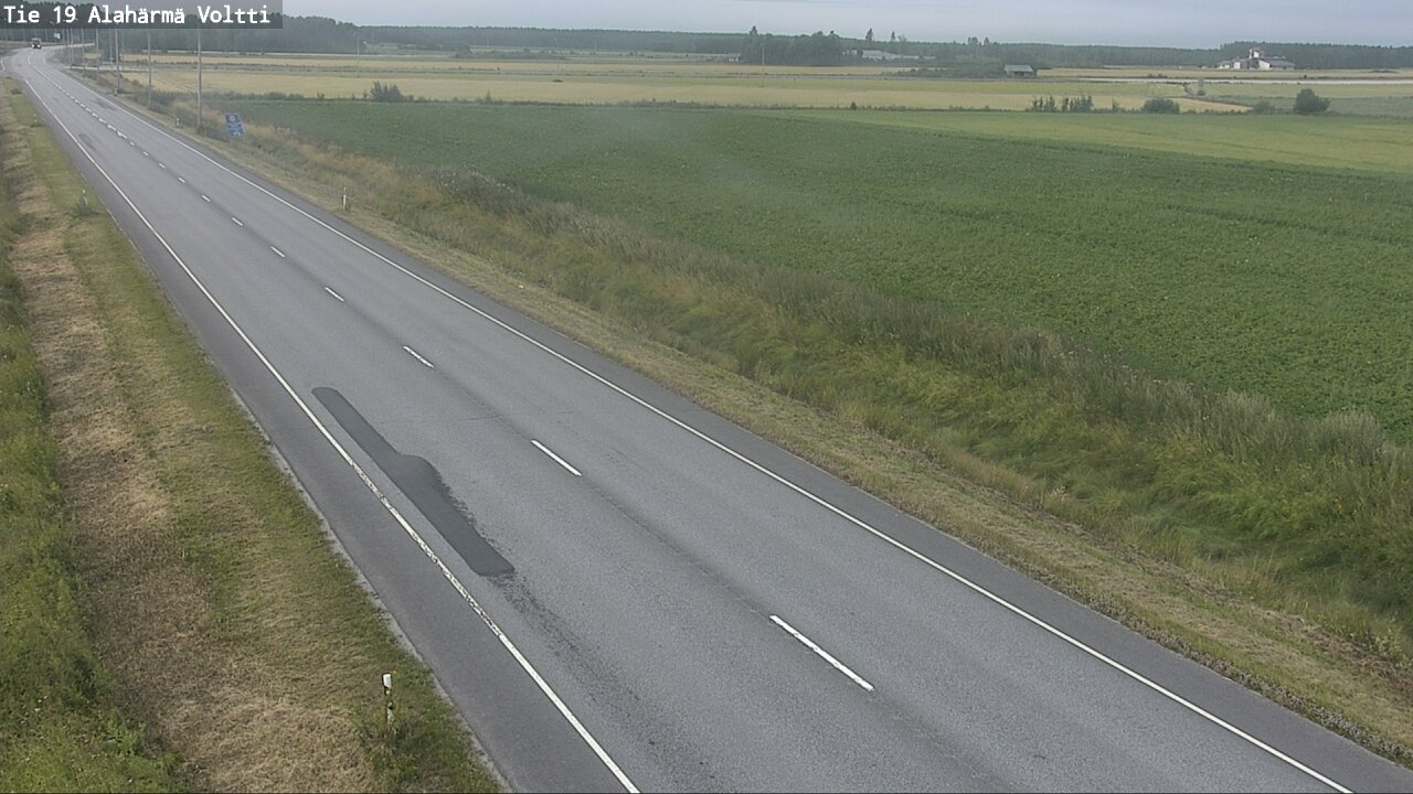 Weather Camera Image Väg 19 Alahärmä, Voltti, Kauhava, Etelä-Pohjanmaa