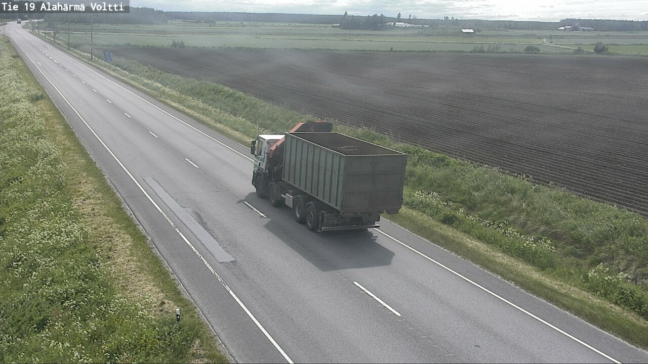 Weather Camera Image Väg 19 Alahärmä, Voltti, Kauhava, Etelä-Pohjanmaa