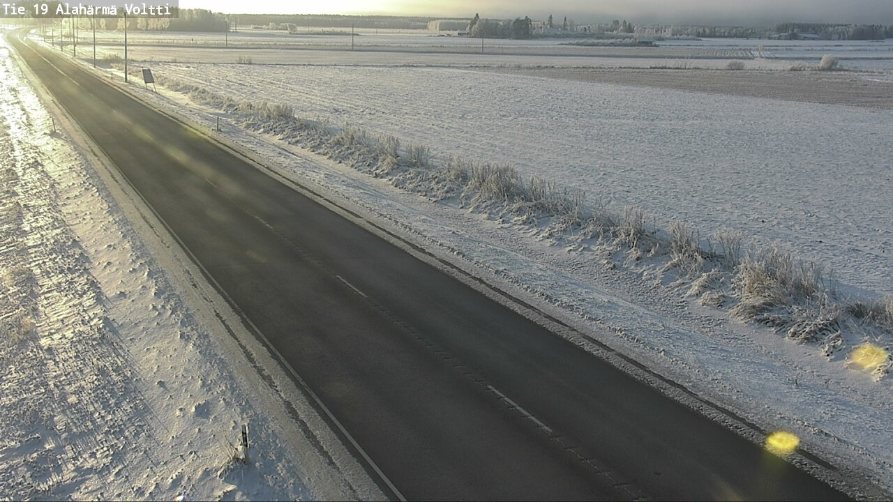 Weather Camera Image Väg 19 Alahärmä, Voltti, Kauhava, Etelä-Pohjanmaa