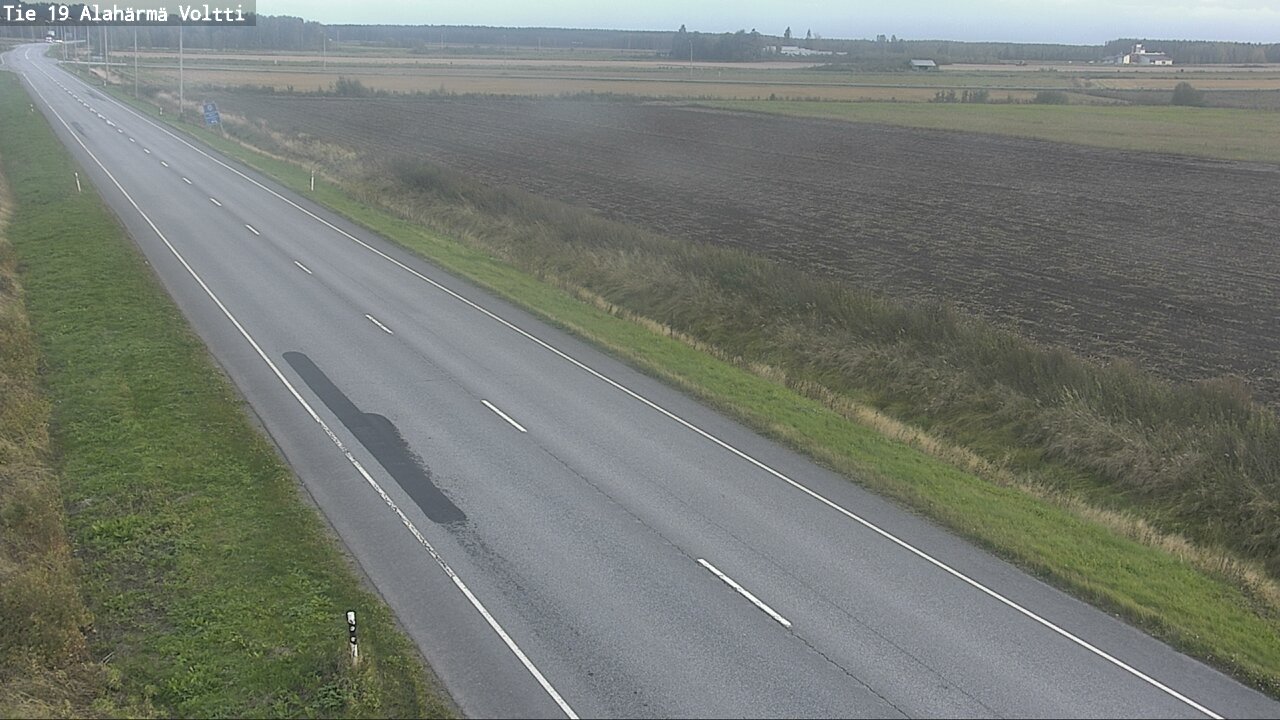 Weather Camera Image Road 19 Alahärmä, Voltti, Kauhava, Etelä-Pohjanmaa