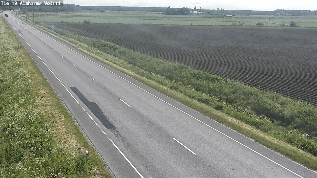 Weather Camera Image Väg 19 Alahärmä, Voltti, Kauhava, Etelä-Pohjanmaa
