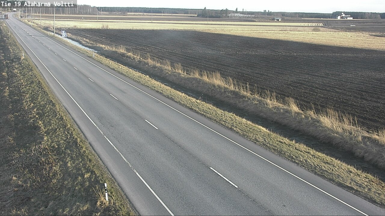 Weather Camera Image Väg 19 Alahärmä, Voltti, Kauhava, Etelä-Pohjanmaa