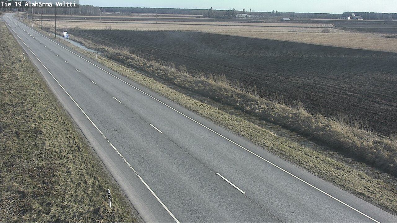 Weather Camera Image Väg 19 Alahärmä, Voltti, Kauhava, Etelä-Pohjanmaa