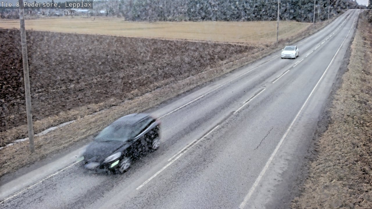 Weather Camera Image Road 8 Pedersöre, Lepplax, Pedersören kunta, Pohjanmaa