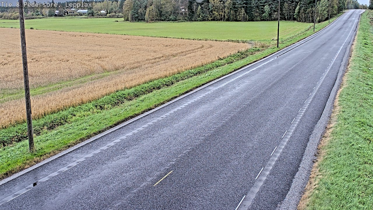 Weather Camera Image Road 8 Pedersöre, Lepplax, Pedersören kunta, Pohjanmaa